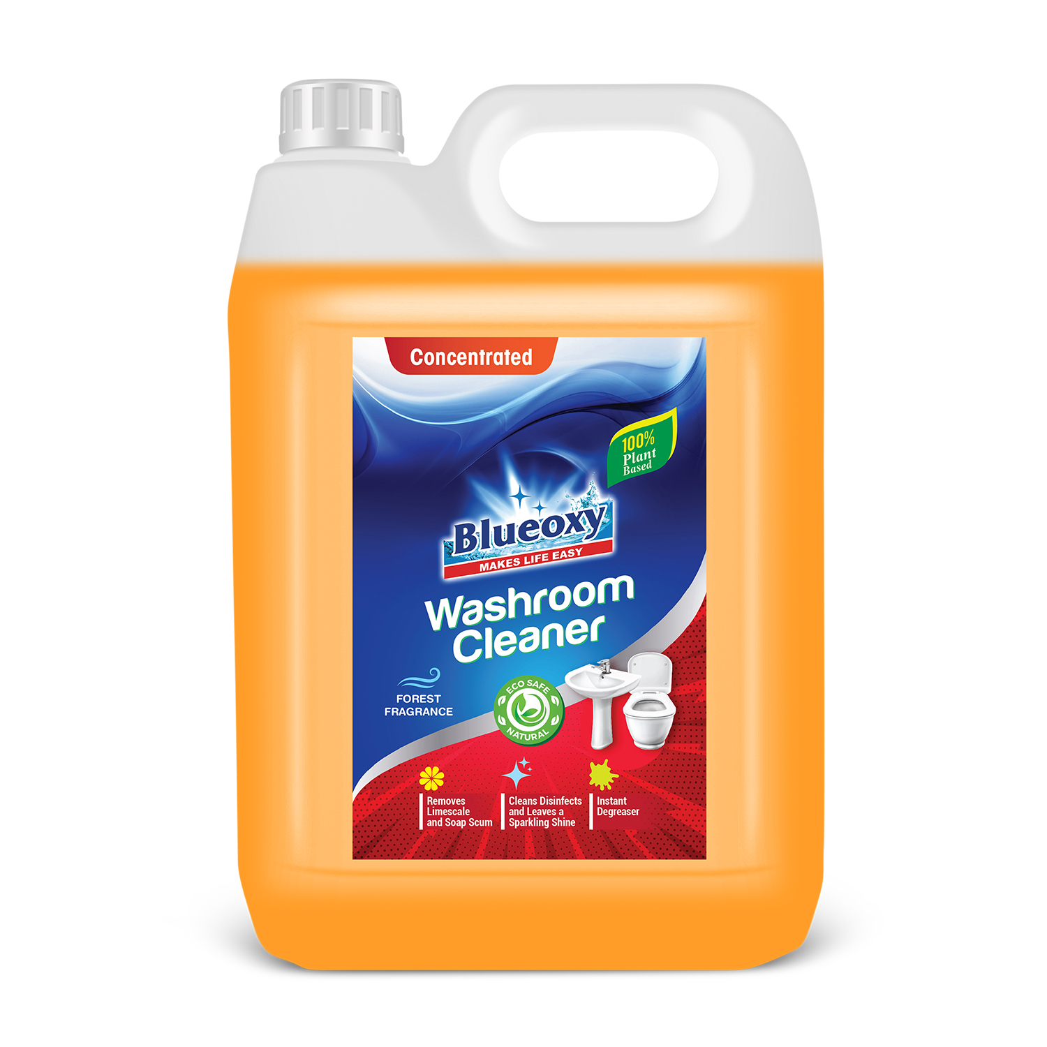 Blueoxy Eco Pure WashRoom ProCleaner 5 LTR BR Build Care Solution